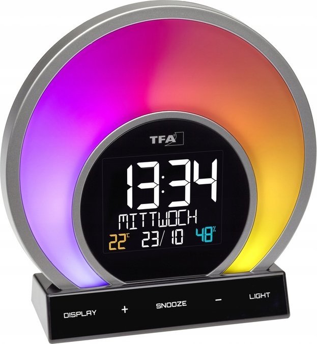 TFA TFA 60.2026.01 SOLUNA Lichtwecker m.Farbwechsel
