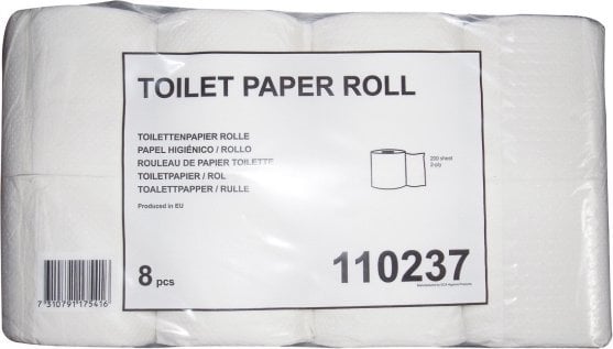 Tork Toiletpapir Tork Neutral T4 2-lags 28m 200ark 110237 64rul/kar - (64 ruller pr. karton)