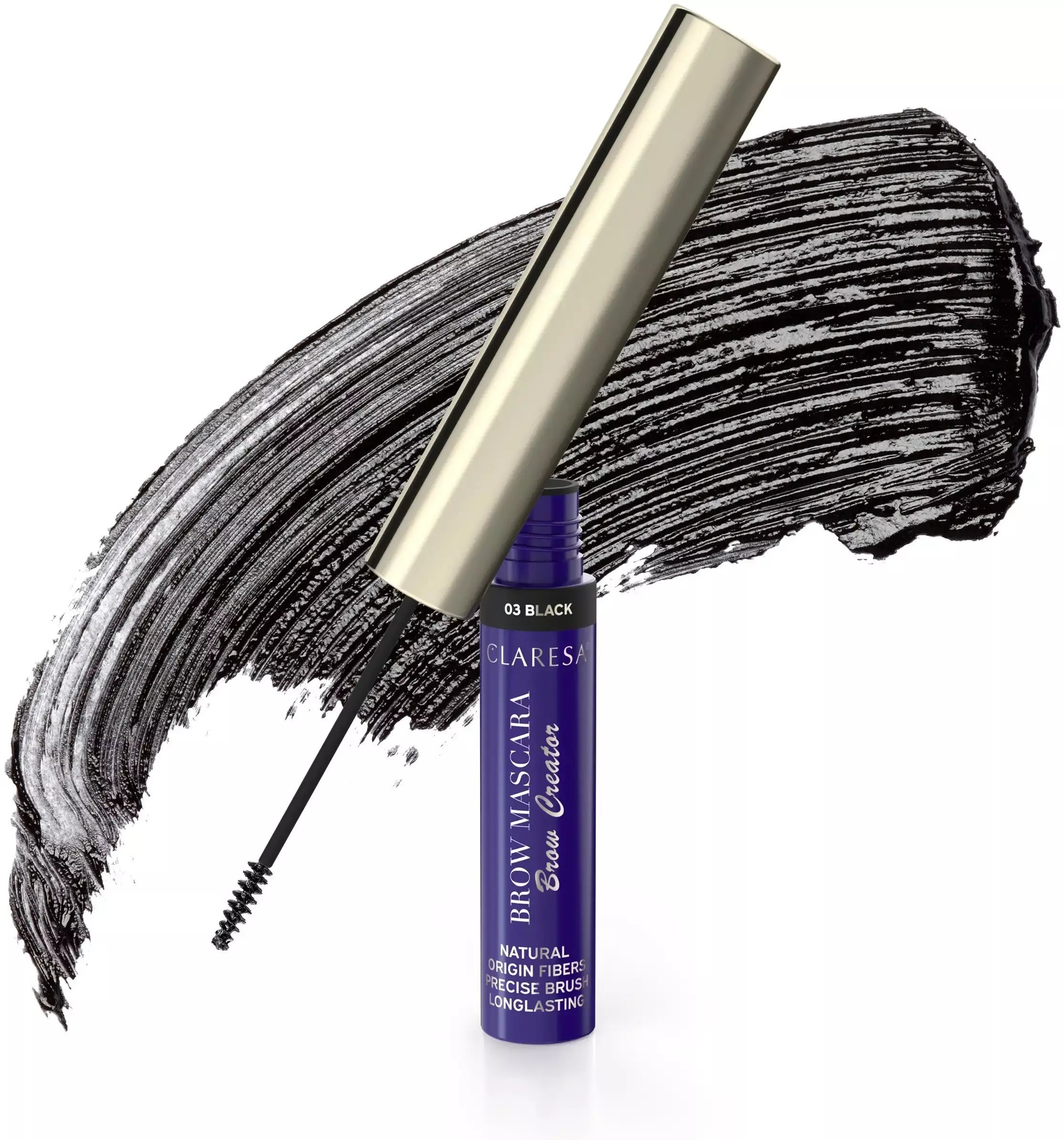 Claresa Brow Mascara Creator tusz do brwi 03 Black 6g