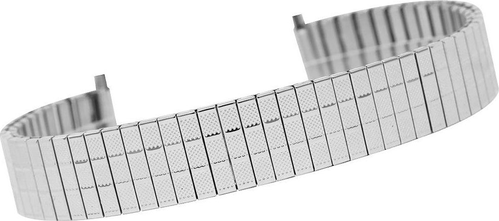 Kemer Bransoleta rozciągana Srebrna HQ 12 do 16 mm 107S-12/16