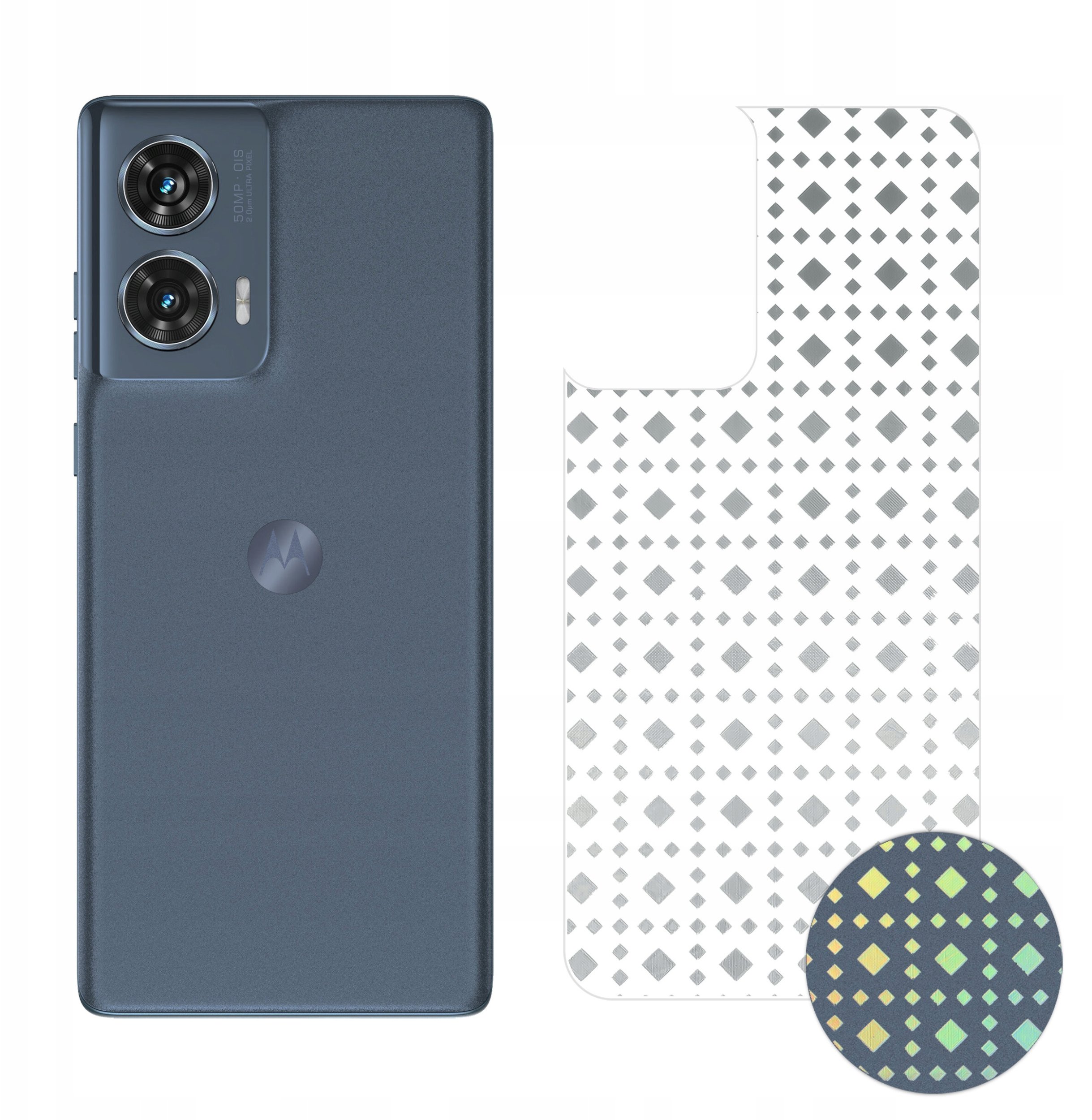 krainaGSM FOLIA żelowa OCHRONNA NA TYŁ TELEFONU WZÓR do Motorola Edge 50 Fusion