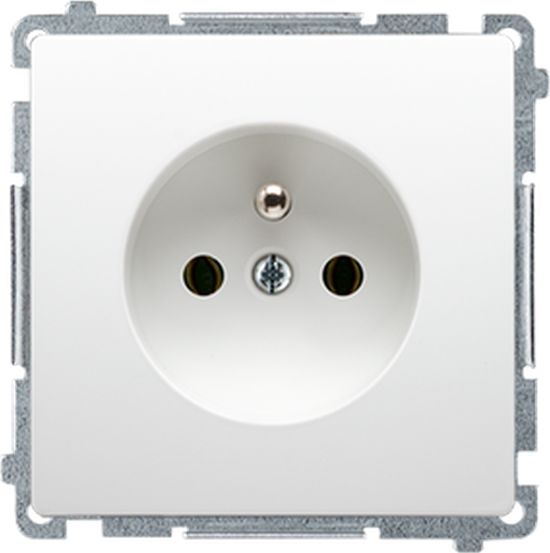 Kontakt-Simon Simon Basic Gniazdo pojedyncze z/u 16A 250V białe BMGZ1c.01/11