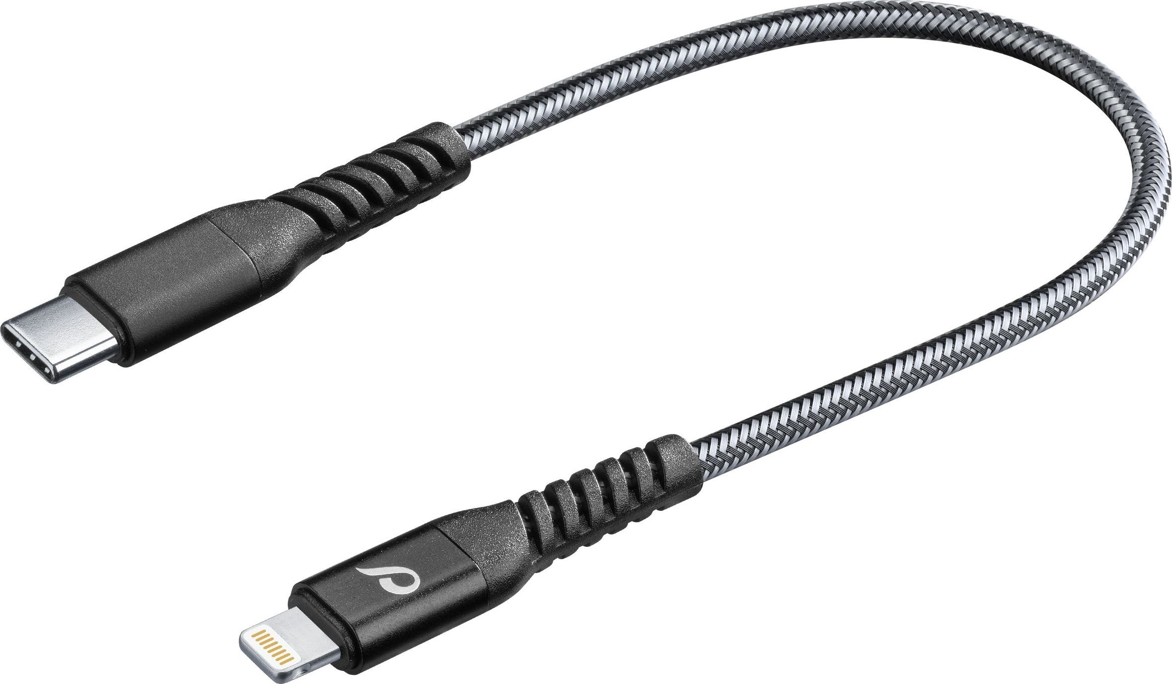 Kabel USB Cellular Line Lightning - USB-C 0.15 m Czarny (TETRACABC2LMFI15CK)