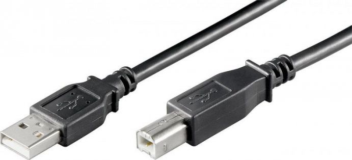 Kabel USB Goobay USB-A - USB-B 1.8 m Czarny (68900)