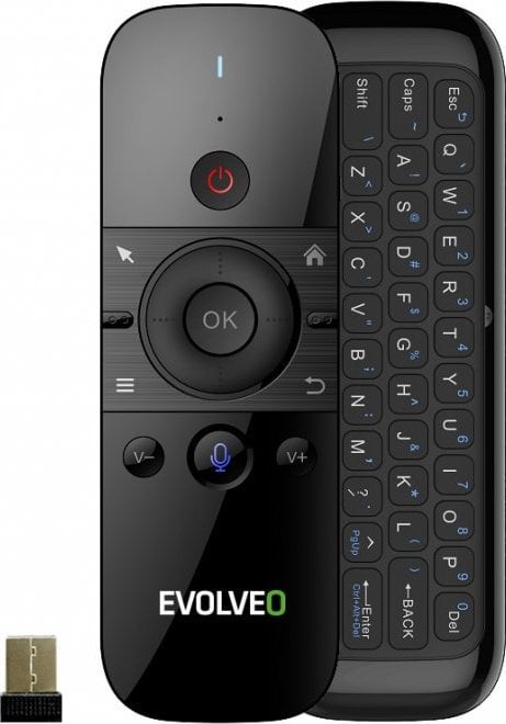 Pilot RTV Evolveo EVOLVEO FlyMotion D1, bezdrátová gyroskopická myš s klávesnicí