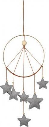 FILIBABBA Filibabba zawieszka gwiazdki grey melange