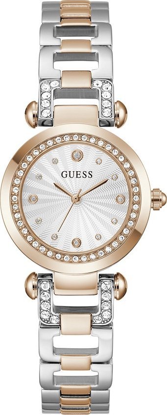 Zegarek damski Guess GW0869L2 CYRKONIE srebrny