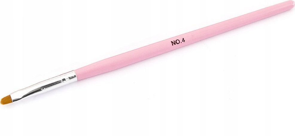 Cosmetics Zone Pędzelek do żelu - 1 szt. No.4 (różowy)