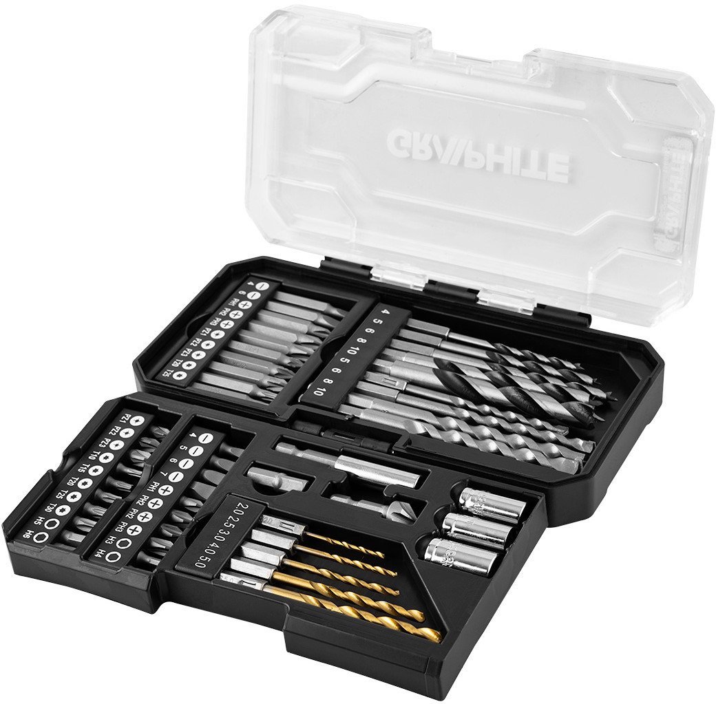 Zestaw wierteł i bitów, 20 el.