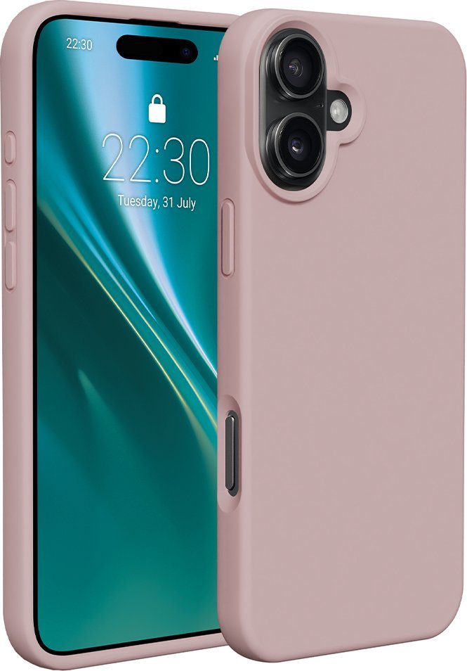 TelForceOne Nakładka Etteri Silicone Case do iPhone 16 Plus 6,7" jasnoróżowa