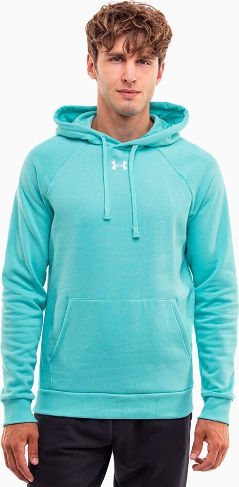 Under Armour Bluza męska Under Armour Rival Fleece Hoodie miętowa 1379757 482 S