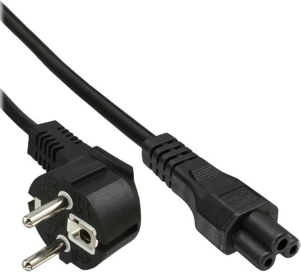 Kabel zasilający InLine koniczynka do laptopa (16657D)
