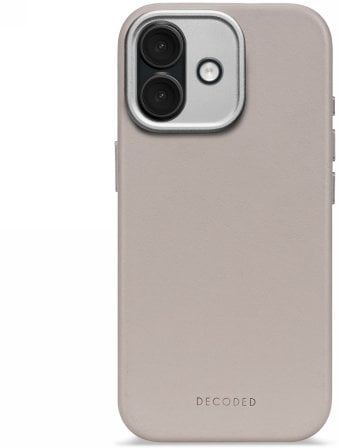 Decoded Leather Backcover - skórzana obudowa ochronna do iPhone 17 kompatybilna z MagSafe (solid clay)