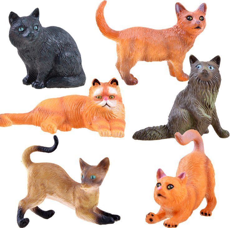 Figurka Jokomisiada SERIA ZWIERZĘTA DOMOWE Figurka kot kotek Różne rasy kotów KOLEKCJA ZA3385