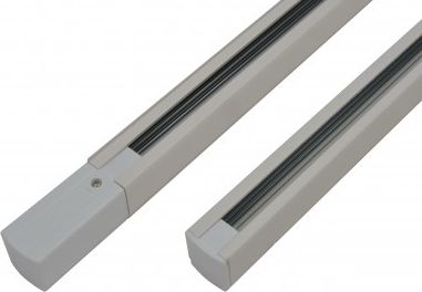 Azzardo Biała AZzardo szyna 3-fazowa TRACK SET 1M + END POWER+ END CAP WH AZ2991