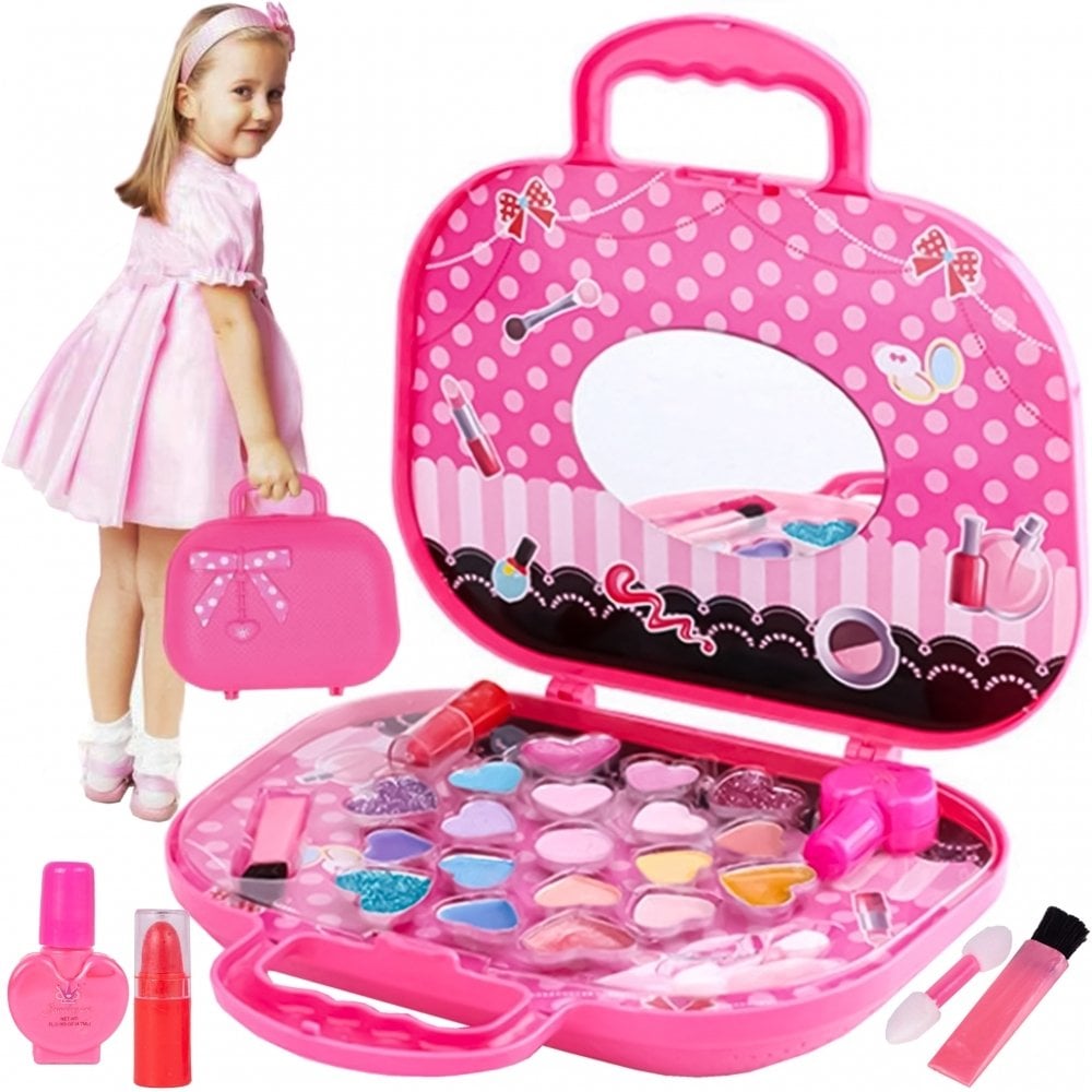 Zestaw Kosmetyków w torebce Do Malowania Makijażu i Paznokci Dla Dzieci