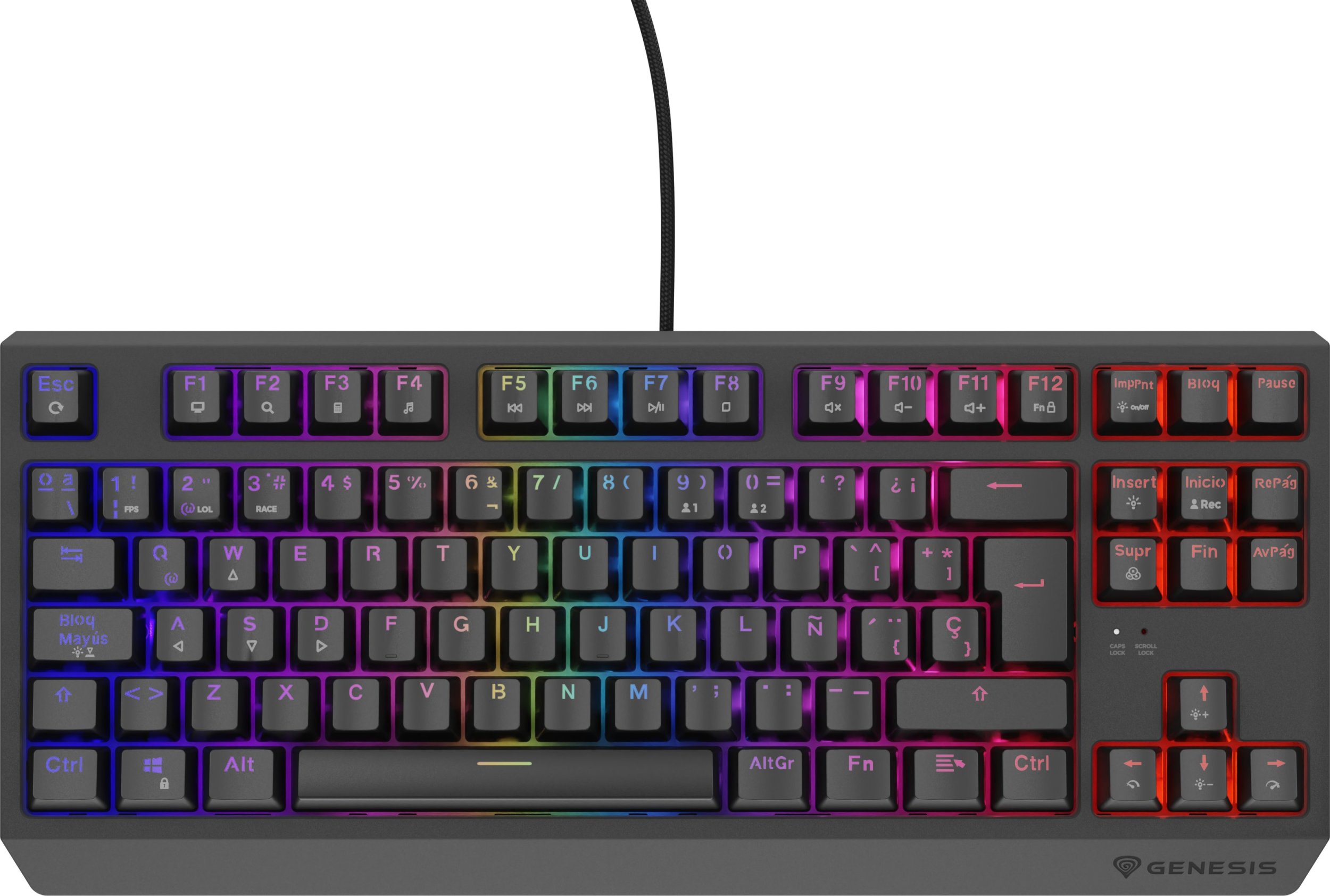 Klawiatura Genesis Thor 230 TKL ES Outemu Red (NKG-2208)