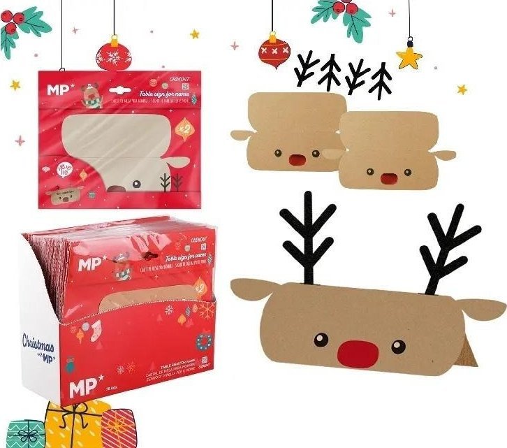 Winietka świąteczna na stół renifer