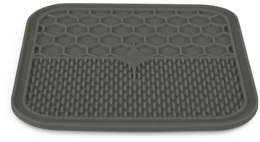 ZOLUX Mata silikonowa do lizania dla psa i kota L Giant szara 30x30 cm