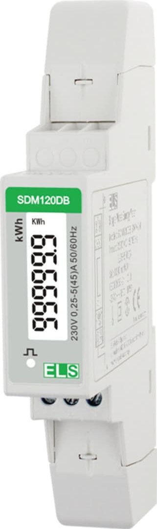 ELS Elektrotechnika Wskaźnik LCD jednofazowy 45A podświetlany wyświetlacz