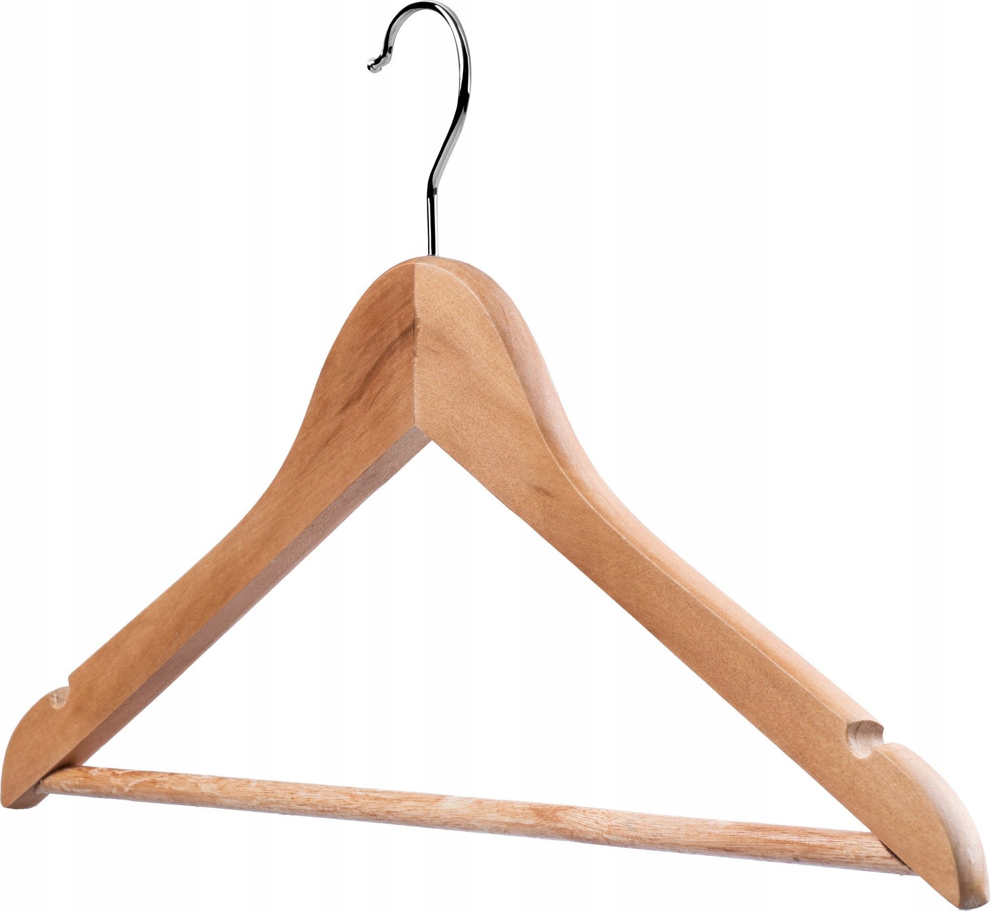 Kadax Wieszak Drewniany Solidny Na Ubrania Do Szafy