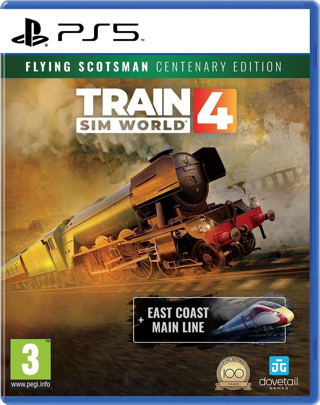 Dovetail Games Train Sim World 4 Flying Scotsman Centenary Edition (PS5)