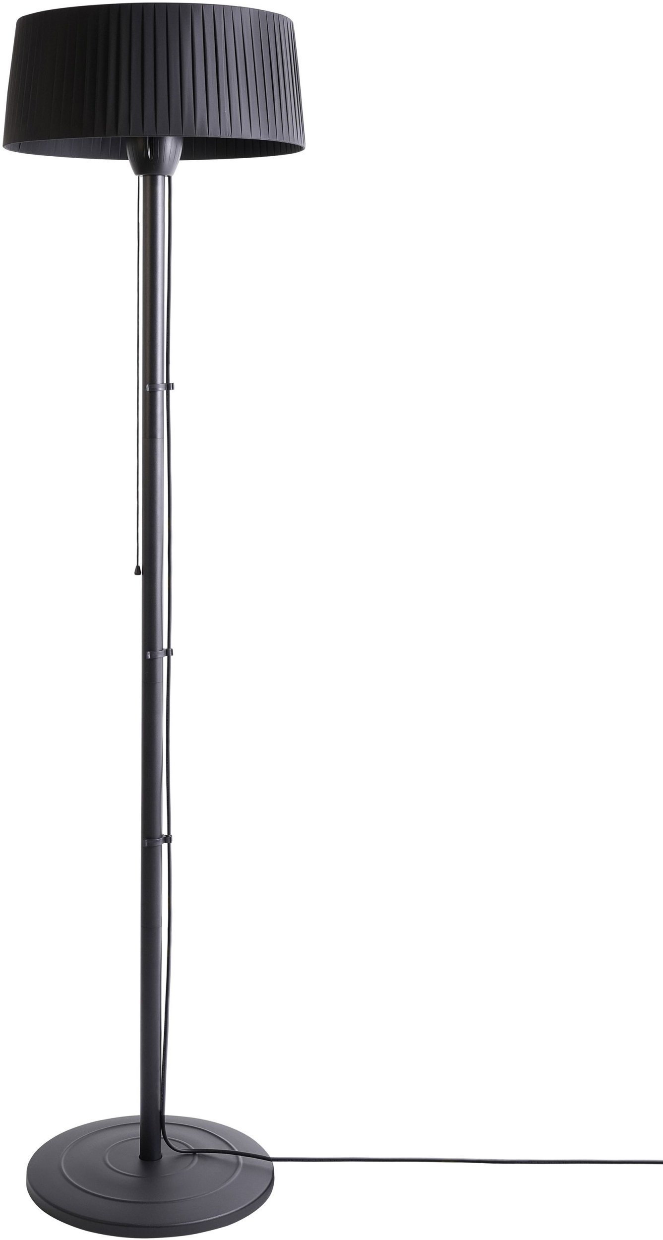 Promiennik na podczerwień wolnostojący VARAZZE 1500 W Czarny