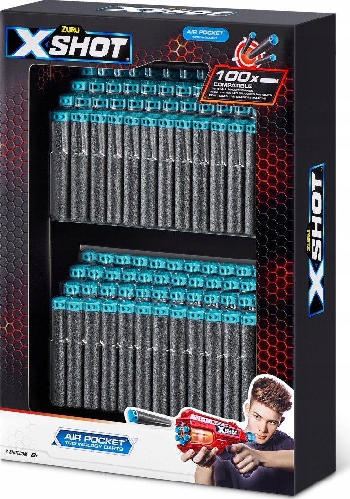 Zuru ZURU X-SHOT Excel Zest.strzałek100szt 5639 40541