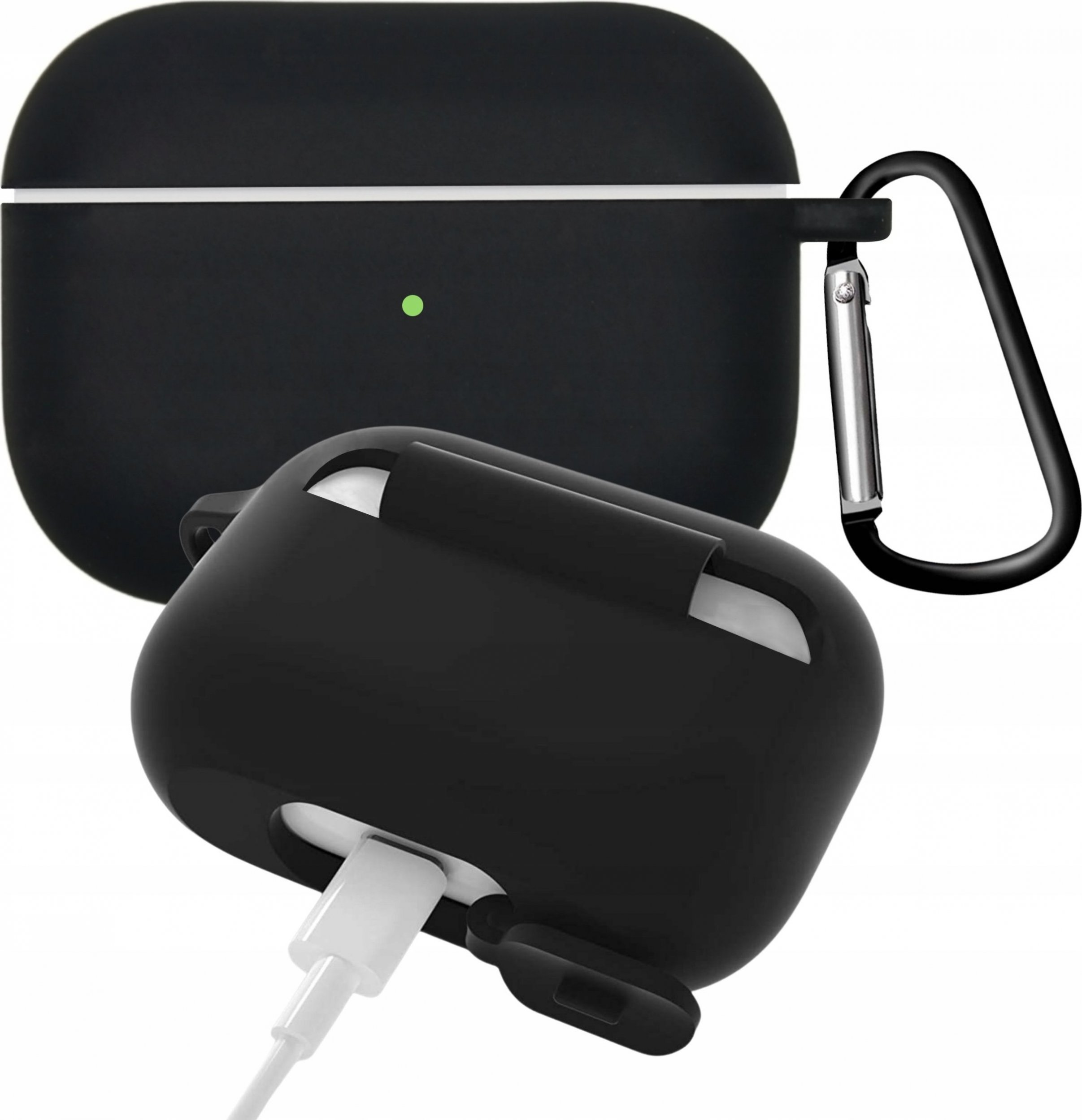 4TechGoods AIRPODS PRO ETUI SILIKONOWE CASE CZARNY TWS