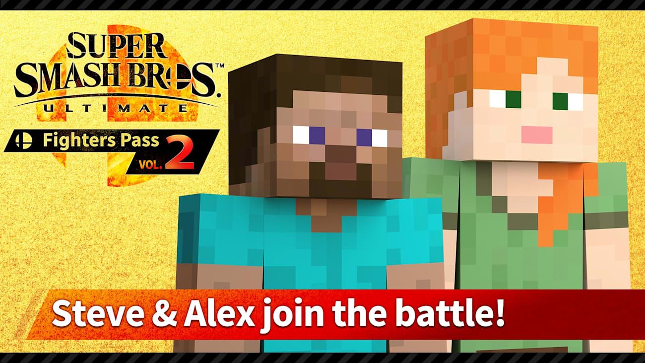 Super Smash Bros. Ultimate: Challanger Pack 7: Steve & Alex Nintendo Switch, wersja cyfrowa