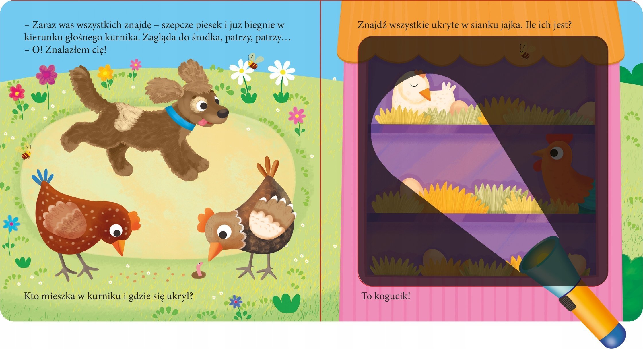 Raz dwa trzy...szukam! Wieś latarka 14690