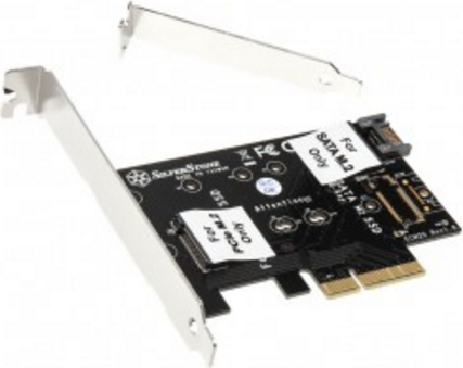 Kontroler SilverStone PCIe 3.0 x4 - M.2 M-key + M.2 B-key (SST-ECM20)