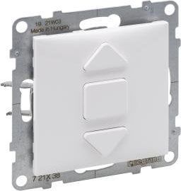 Legrand SUNO Przyciskowy łącznik rolet biały 3 pozycyjny 6A 250V 721138