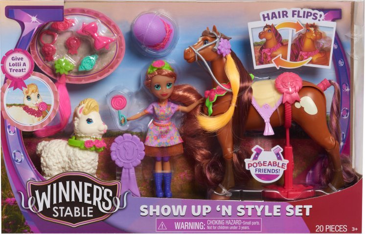 MGA WINNERS STABLE styling set with horse accessories Show Up N Style, 53180