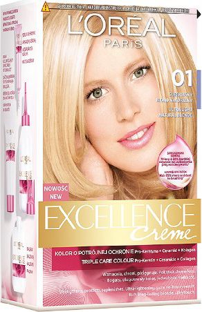 L’Oreal Paris Excellence Creme Blonde Supreme Krem Superrozjaśniający 01 Super jasny blond naturalny