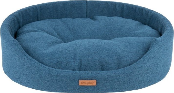 Ami Play Amiplay Legowisko Owalne Montana Dla Psa Rozmiar XL Niebieskie