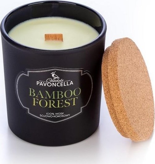 Świeczka sojowa Bamboo Forest czarna 135g