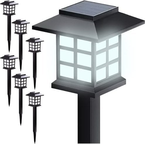 Gardlov Lampki ogrodowe czarny, 6 szt. (25421)