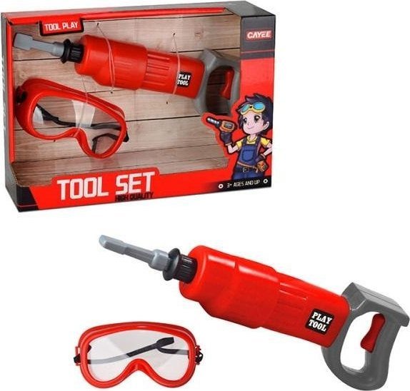 Młot pneumatyczny z goglami