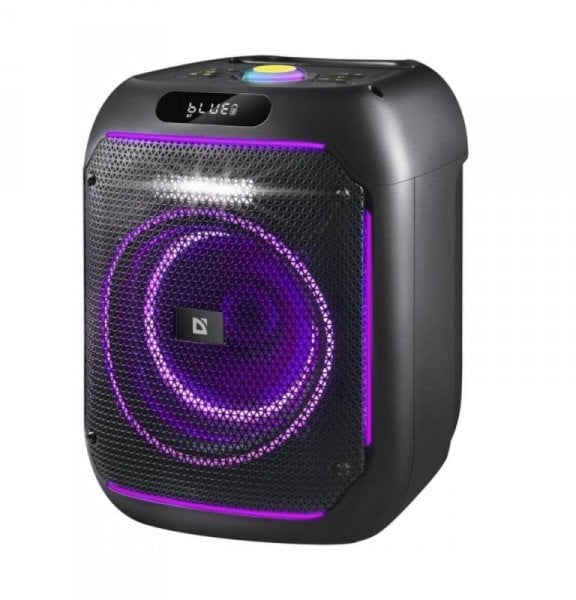 Głośnik Defender BOOMER 65 Bluetooth 65W MP3/FM/SD/USB/AUX/TWS/LED/MIC/DSP KARAOKE czarny PILOT