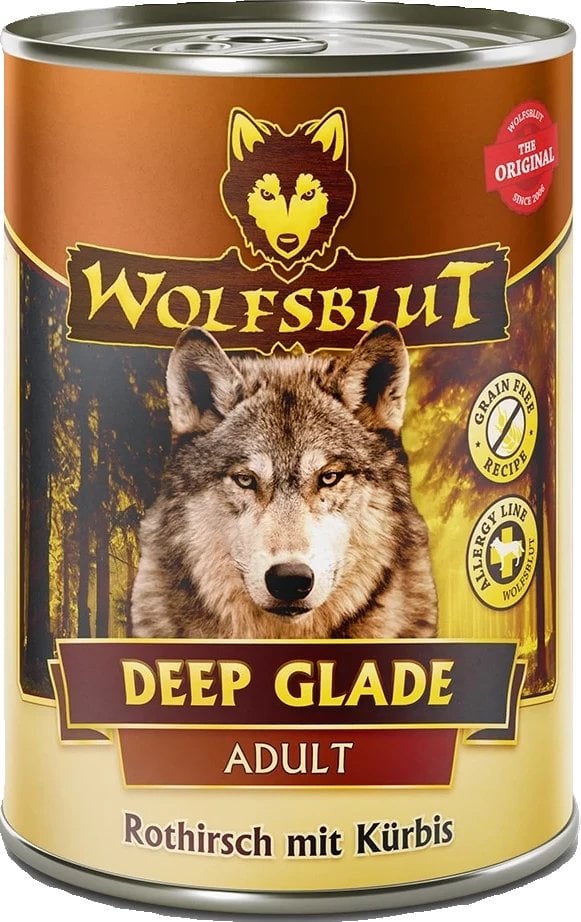 WOLFSBLUT DOG 395g puszka DEEP GLADE jeleń, bawół