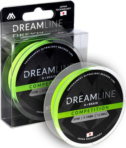 Mikado Plecionka Mikado Dreamline Competition 0.16mm/15.54kg/300m fluo zielona