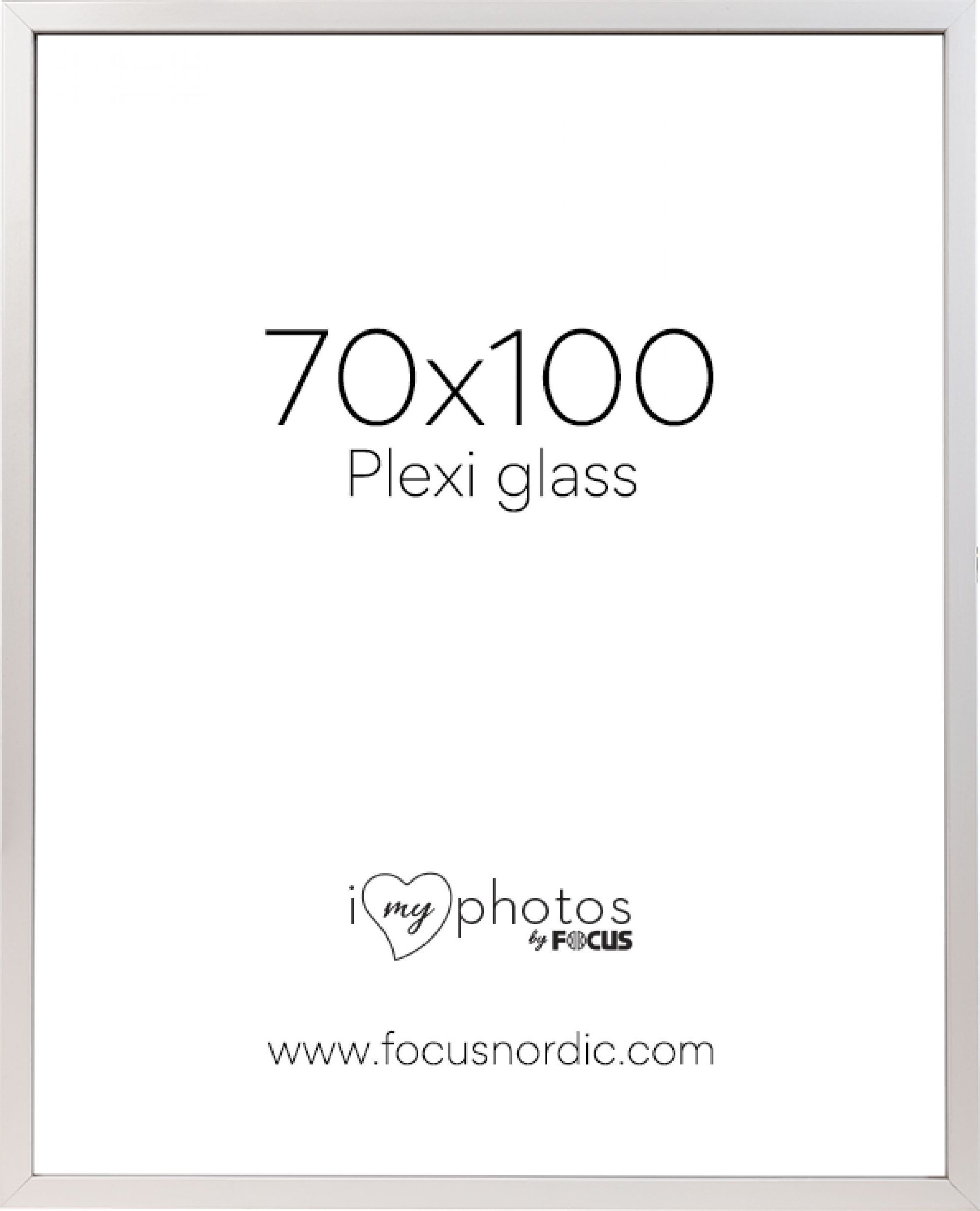 Ramka Focus Focus Soul White Plexi 70x100