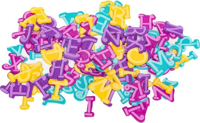 BREWIS Naklejki z pianki PVC48 Alfabet Brewis