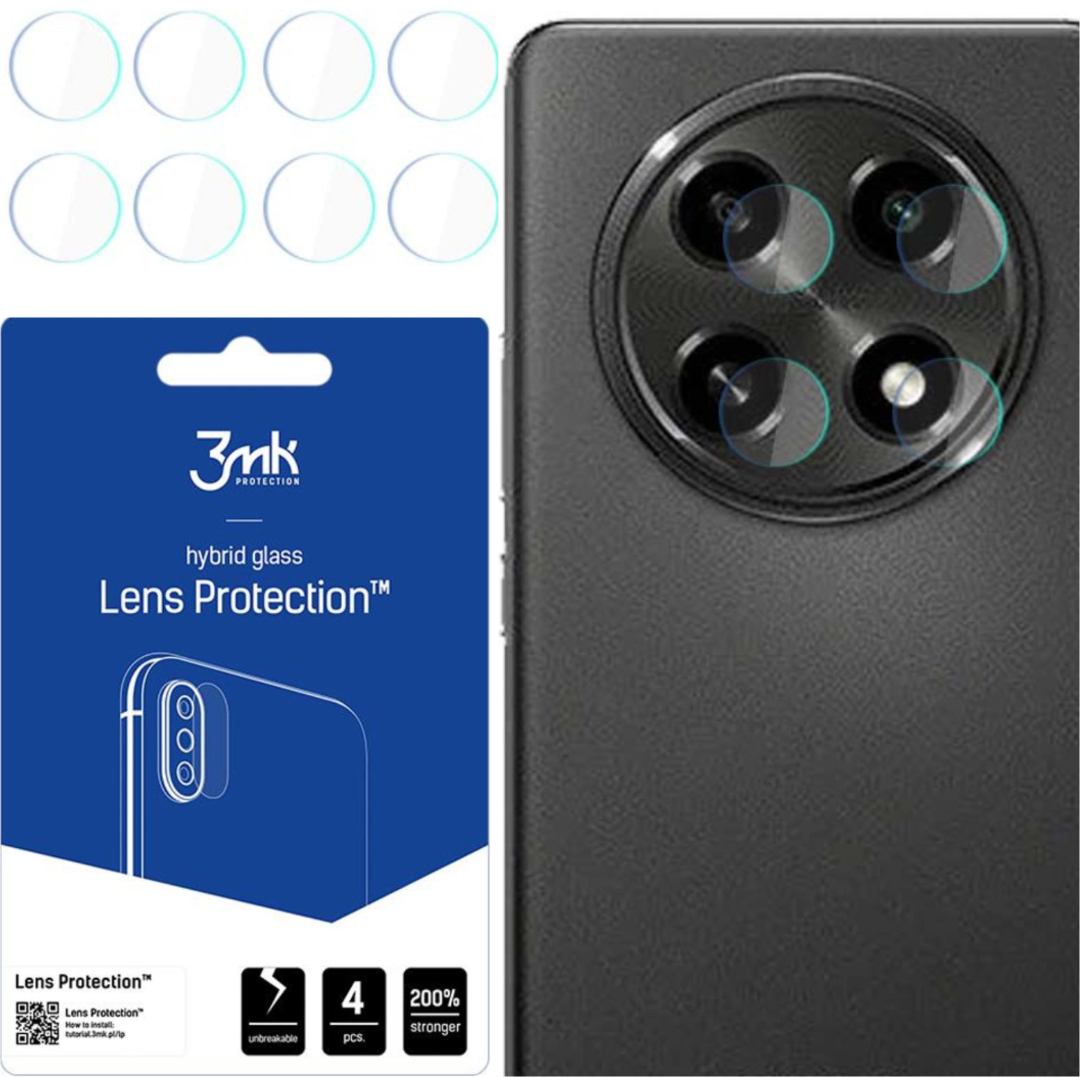 OPPO A2 PRO - 3MK LENS PROTECTION