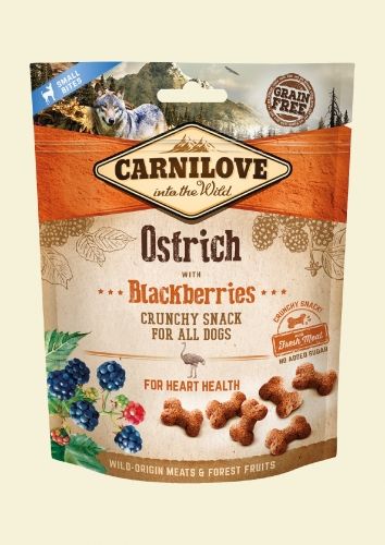 Carnilove Przysmak Dog Snack Fresh Crunchy Ostrich+Blackberries 200g