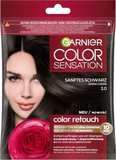 GARNIER_Color Retouch szampon koloryzujący 2.0 Jasna Czerń