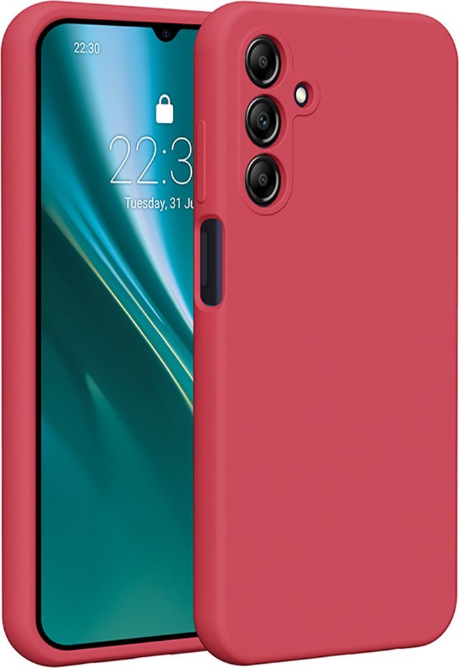 Etteri Nakładka Etteri Silicone Case do Samsung Galaxy A15 4G / A15 5G malinowa