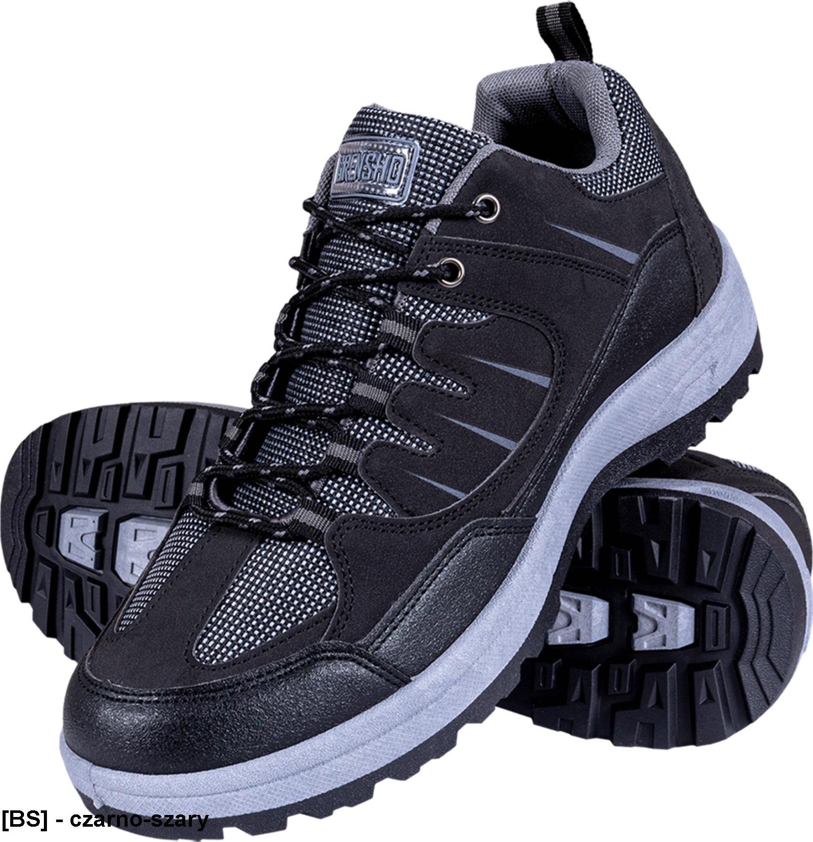 R.E.I.S. BSGRIFT - PÓBUTY SPORTOWE, - czarno-szary 39