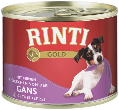 Rinti RINTI GOLD KARMA DLA MAŁEGO PSA - gęś 185 g